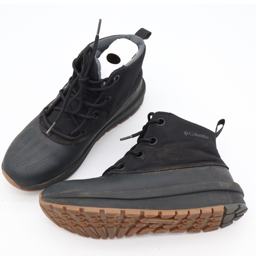 Columbia Moritza Shield Omni-Heat Black Gum Waterproof Ankle Boots  8.5